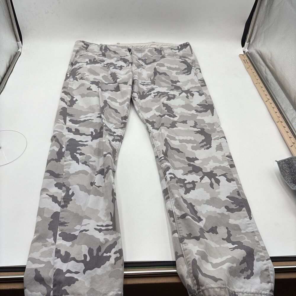 Levi Strauss Men’s SNOW Camo Pants 38x32 Gray Camouflage SLIM DOPE 100 ROYCIEZ